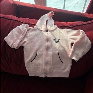 True Religion Light Pink Kids Hoodie